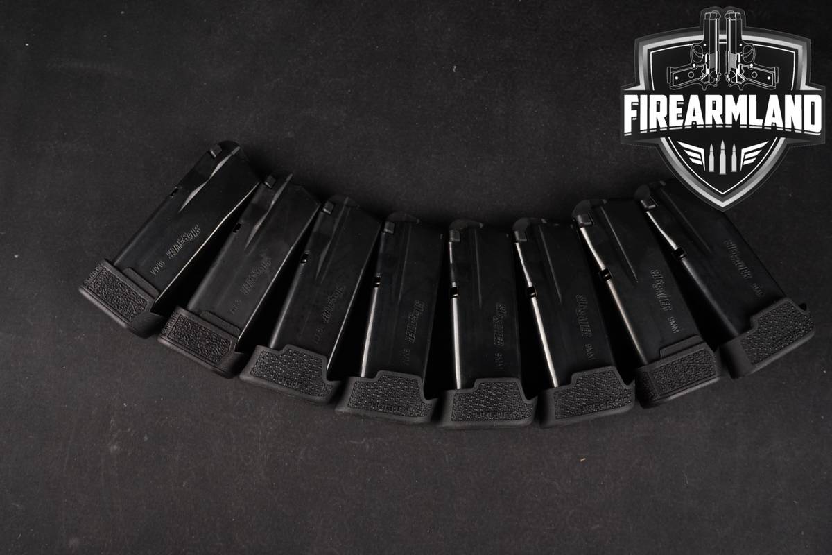 EIGHT (8) Sig Sauer P365 12-Round Magazines 9mm Luger P-365 Mags