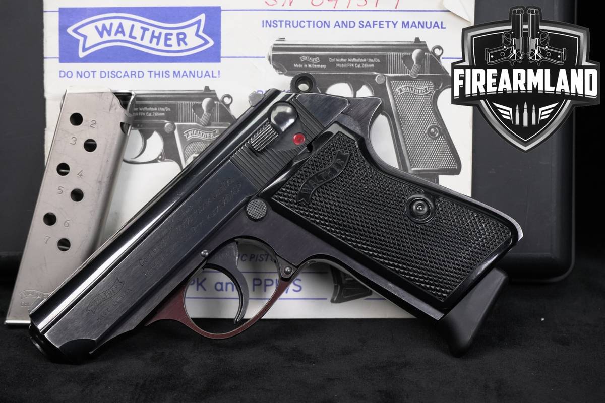 007 Walther PPK/S 380 ACP Blued DA/SA +2 MAGS & ORIG CASE