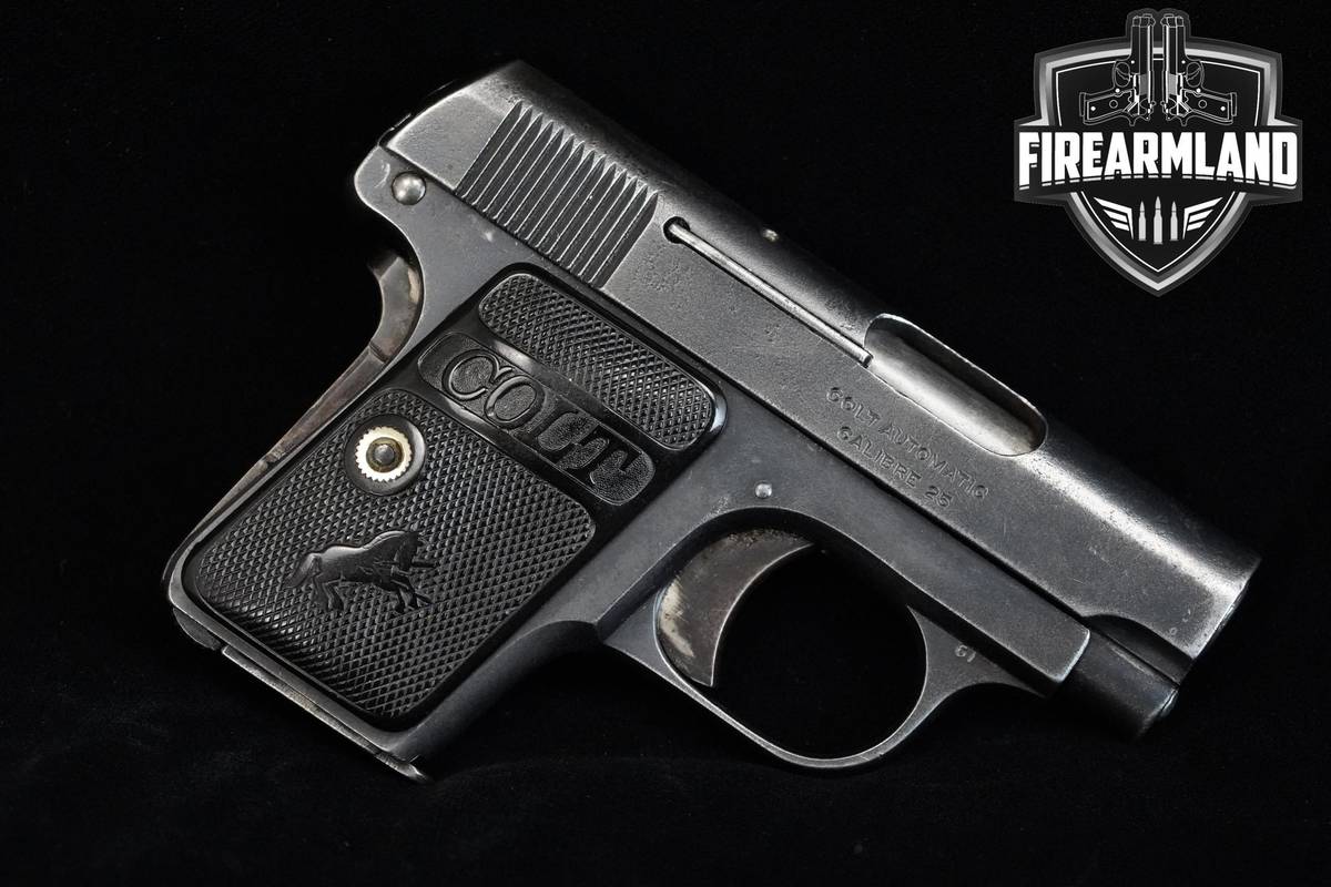 1920 Colt Model 1908 Vest Pocket 25-ACP 2" Blued Colt 1908 M1908