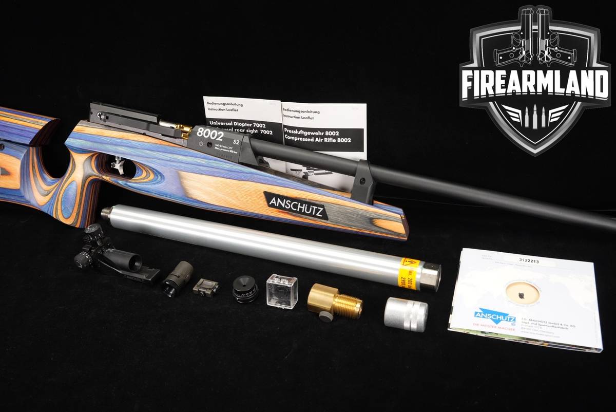 Anschutz 8002 S2 Club; CMP Engraved 177 Air Rifle Gun Airgun +ORIG BOX