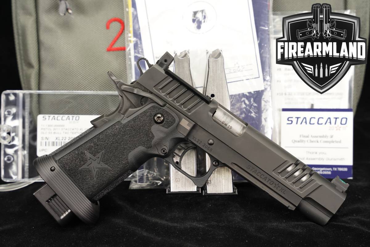 Staccato XL 9mm 5.4" Optics‑Ready STI 1911 2011 +3 MAGS & ORIG CASE