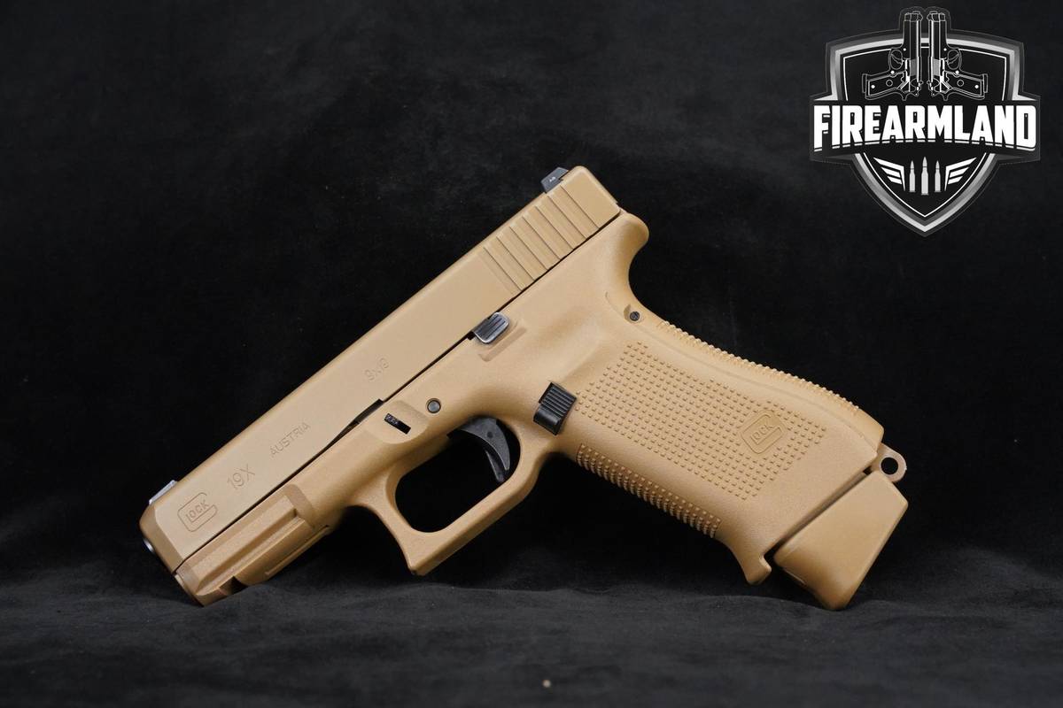 Glock 19X 9mm 4.02" Coyote nPVD G19 X G19X 19 +2 MAGS