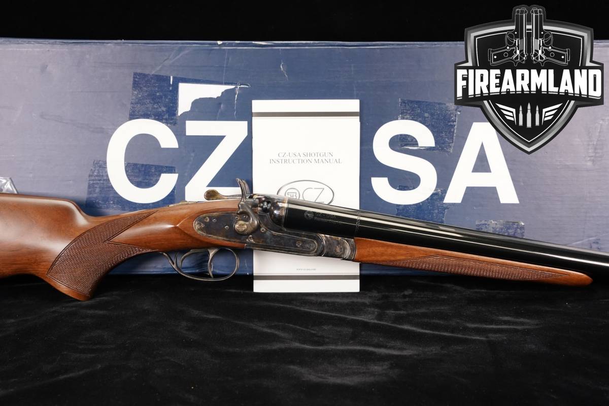 CZ Hammer Coach 12-Gauge 20" Color Case-Hardened & Walnut SxS +ORIG BOX