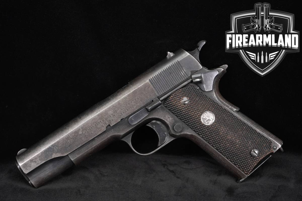 WWI 1918 Colt M1911 U.S Army 45 ACP M-1911 5" Blued