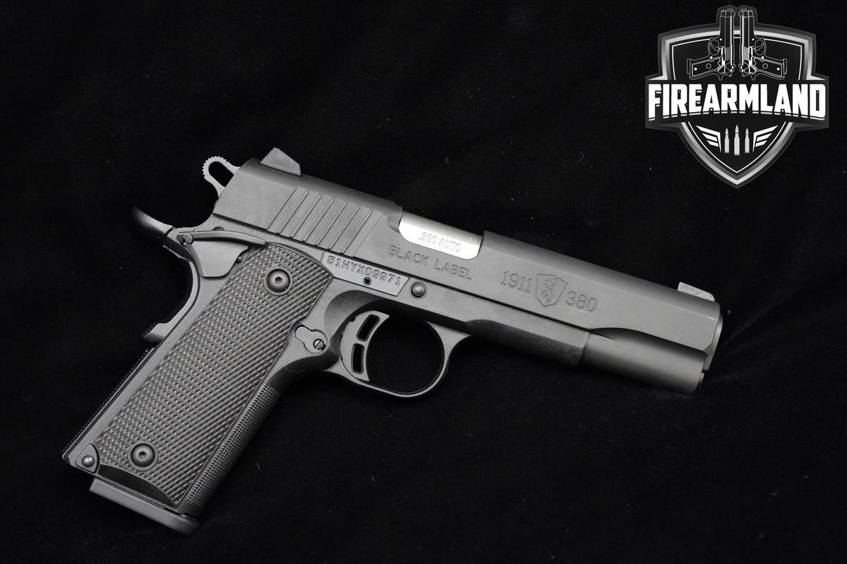 Browning 1911-380 Black Label 380 ACP 4.25" Browning +ORIG CASE