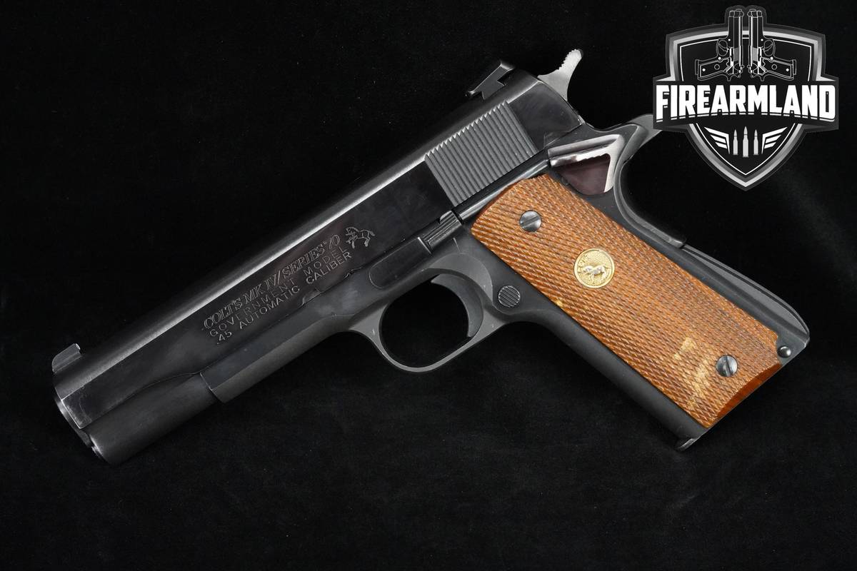 Colt Government Model MK IV Series 70 45 ACP 1911 Blued Colt 1911 MK-IV