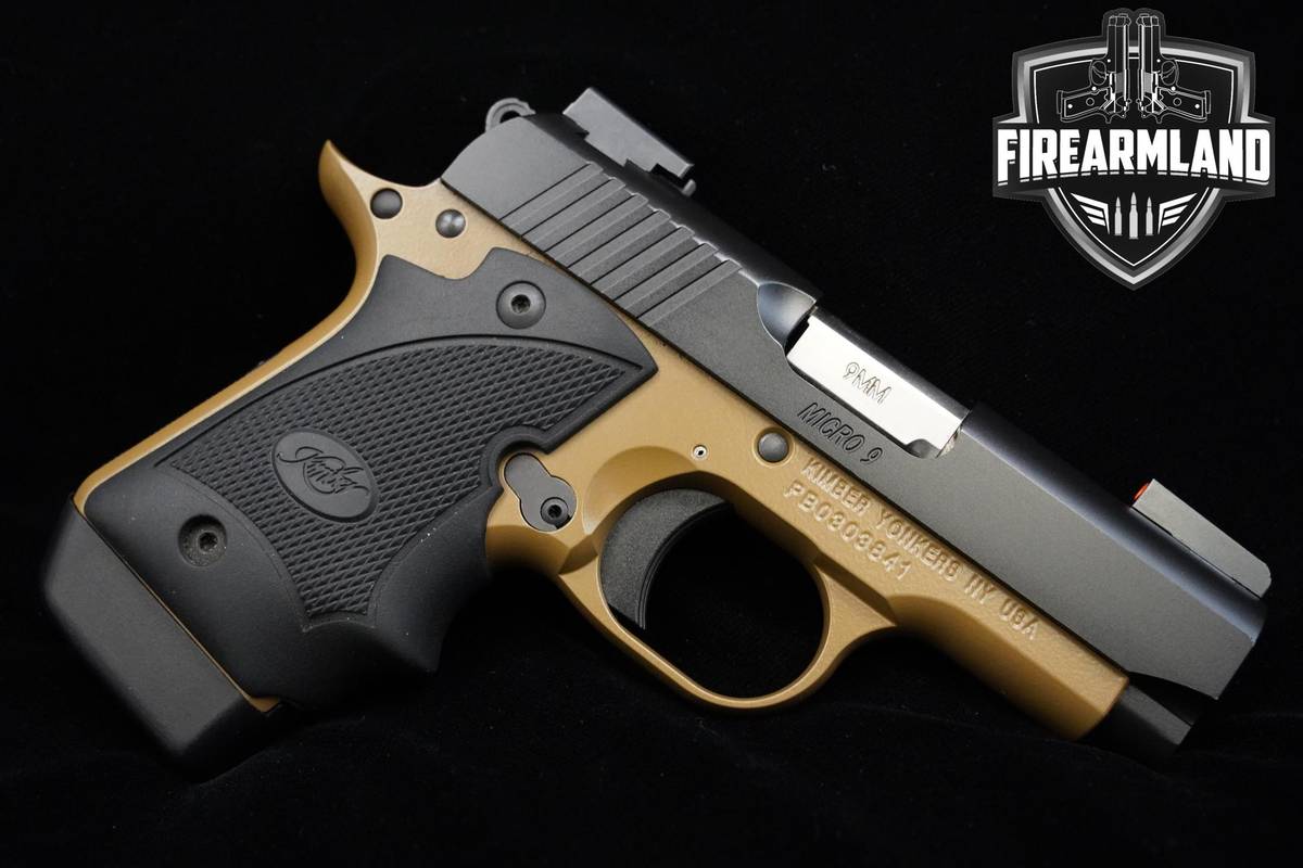 Kimber Micro 9 Desert Night (DN) 9mm Two-Tone Kimber +ORIG SOFT CASE