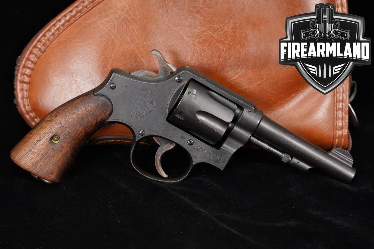 VINTAGE 1944 Smith & Wesson S&W Victory Model Wartime 38 Special 4"
