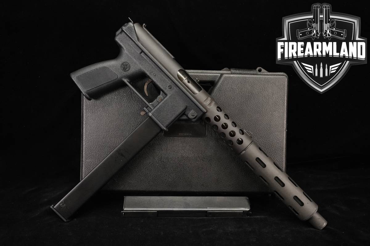 PRE-BAN 1992-1994 Intratec TEC-DC9 9mm EXTENDED MUZZLE +2 MAGS, ORIG CASE