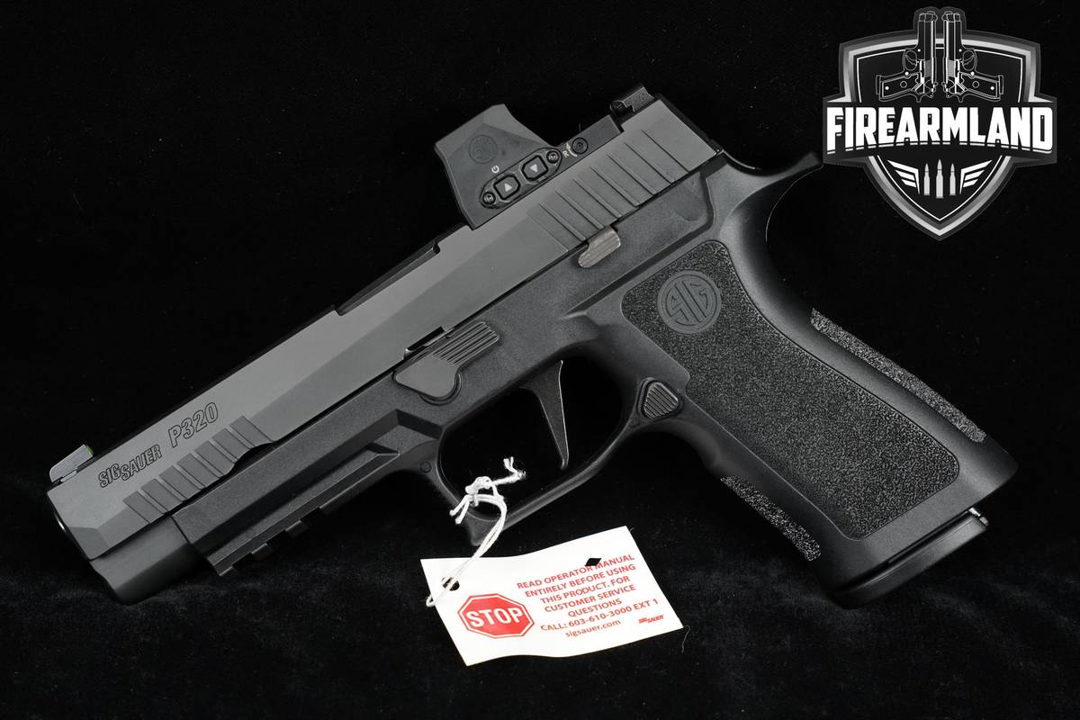 LIKE-NEW Sig Sauer P320 XSeries FULL 9mm 4.7" +3 MAGS, ORIG CASE & ROMEO-X