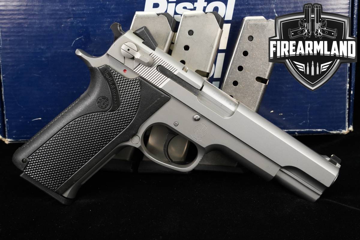 Smith & Wesson Model 4506-1 S&W 45 ACP 5" Stainless +4 MAGS & ORIG BOX