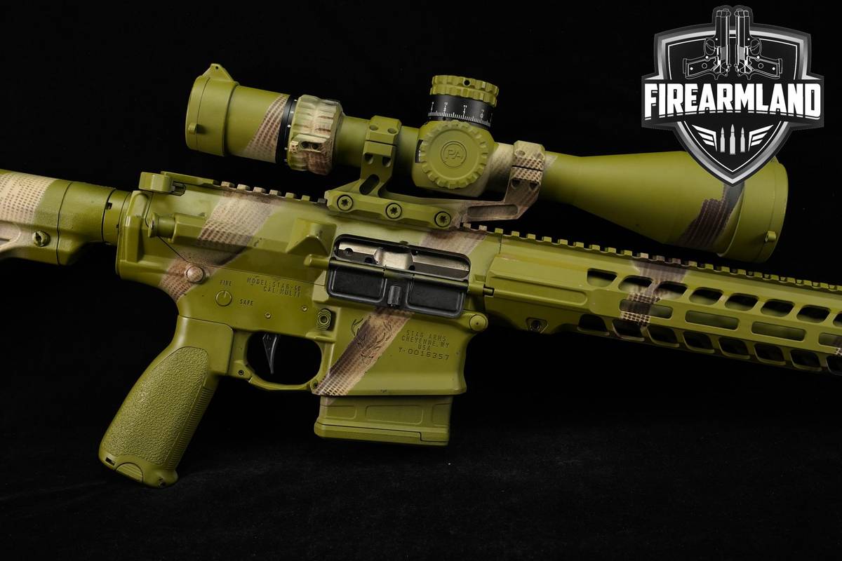 Stag Arms -10 308 Winchester AR10 18" Magpul MOE Camo +OPTIC