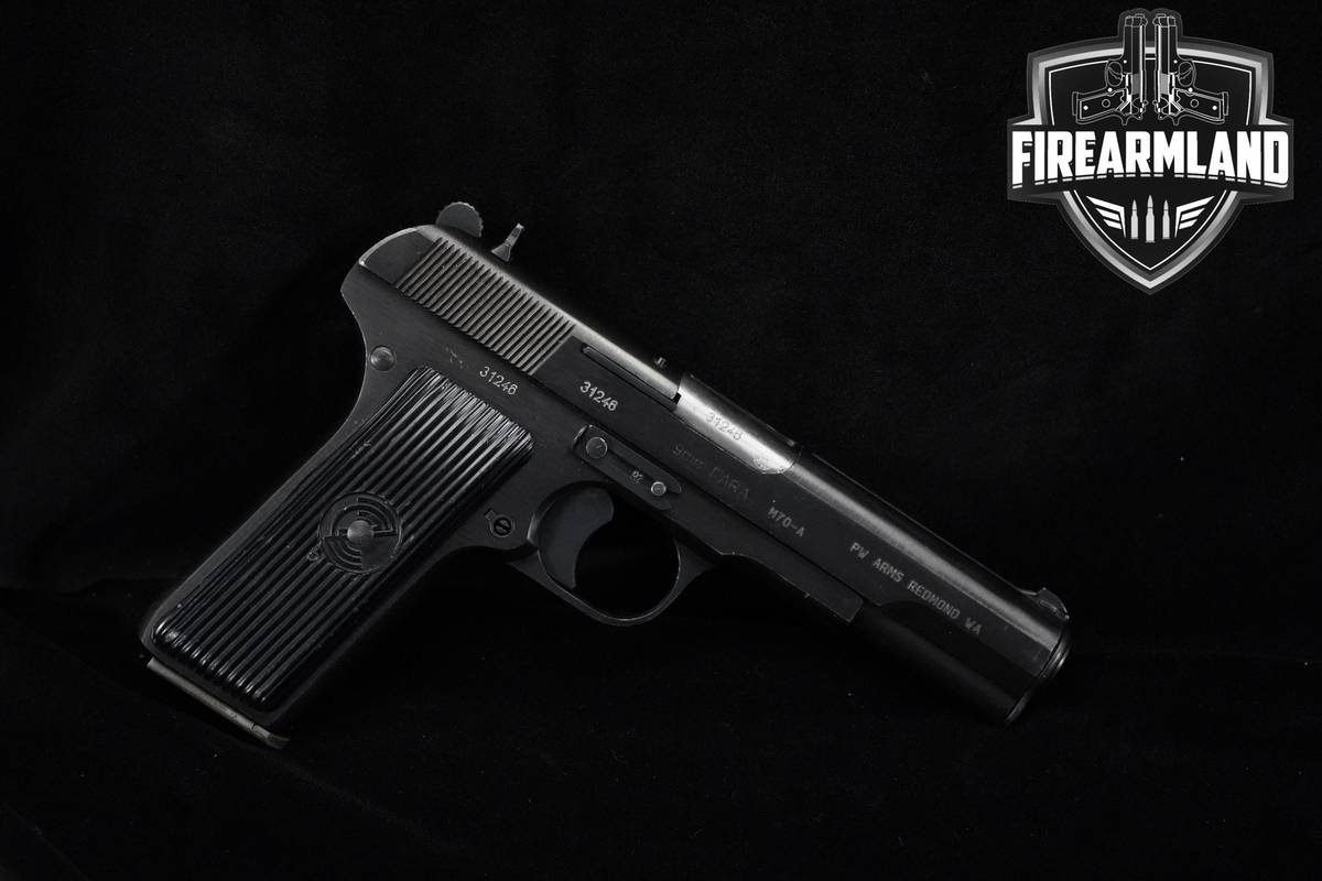 Zastava Arms M70-A 9mm 4.5" Zastava M70-A TT TT-33 Tokarev