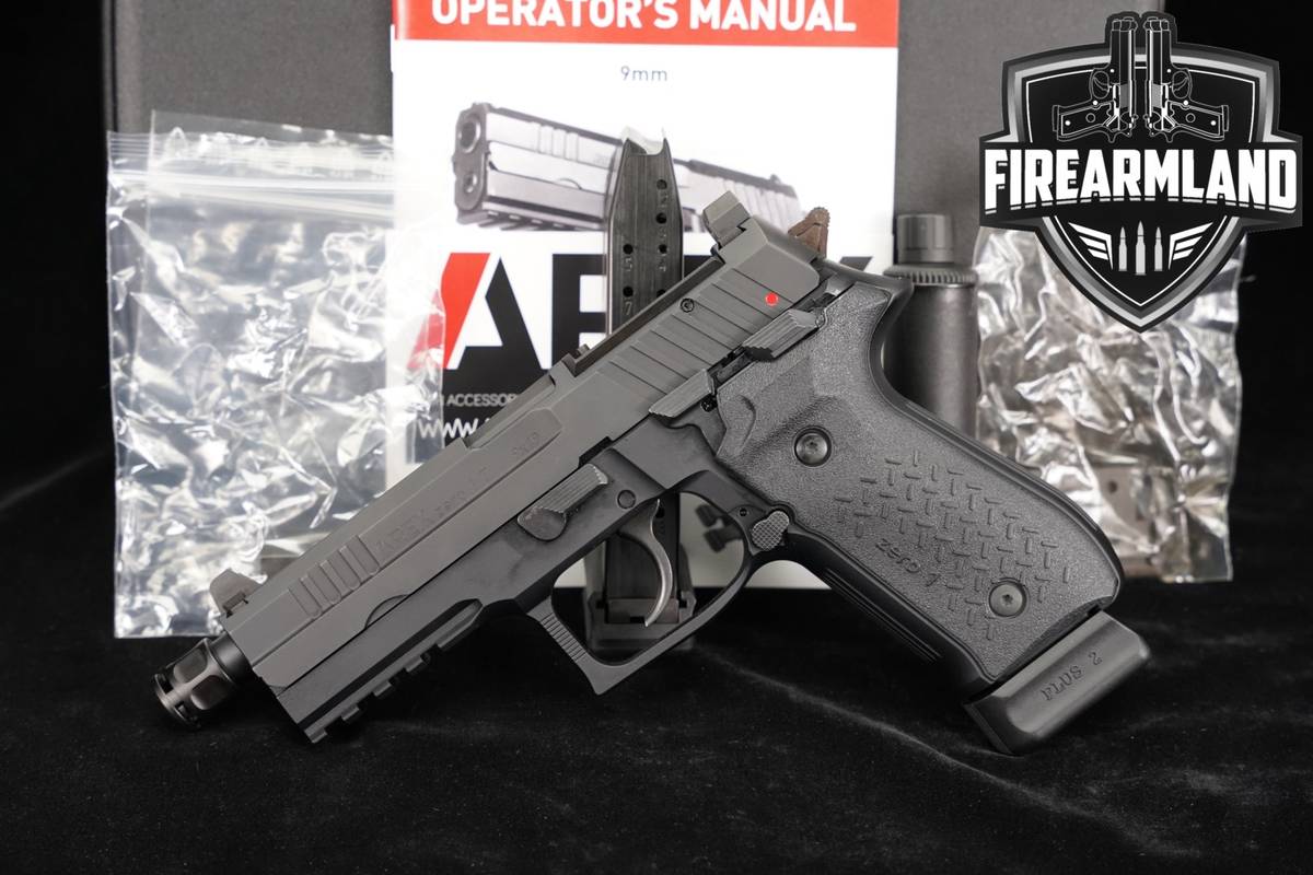 Arex D.O.O Zero 1 T Tactical 9mm Optics-Ready 4.9" COMP +2 MAGS & ORIG CASE