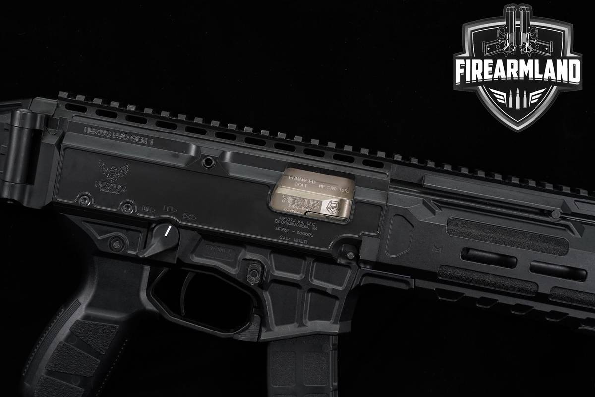 Nexus Firearms Evo Gen 1 9mm 7.5" Folding Brace +4 MAGS
