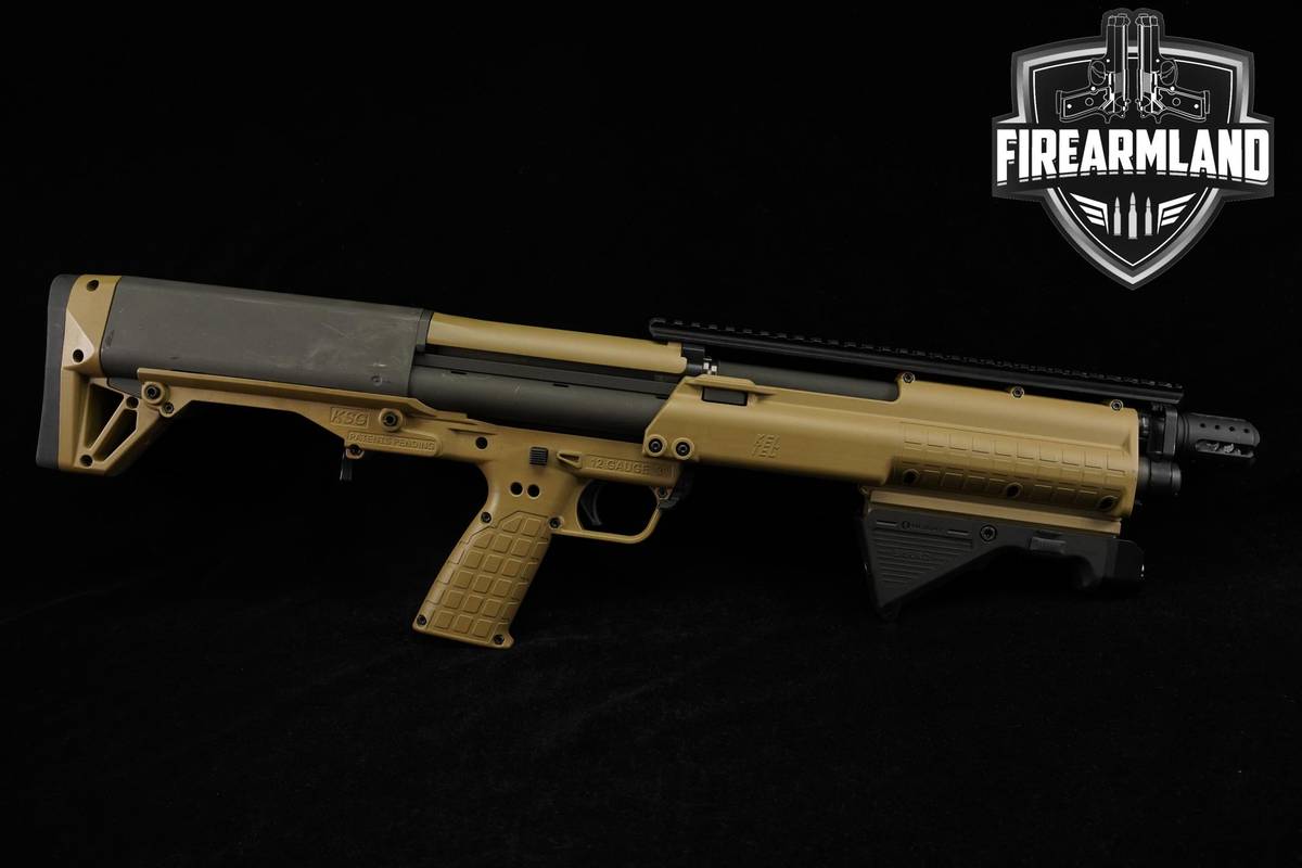 HOME DEFENSE! Kel-Tec KSG 12-Gauge 18.5" Black & FDE 3" +WEAPON LIGHT