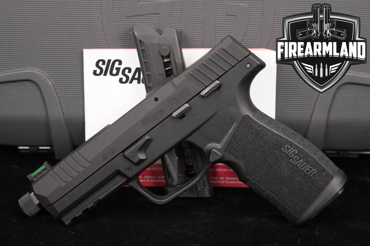 Sig Sauer P322 22LR Optics-Ready 4.5 P 322 THREADED +2 MAGS, ORIG CASE