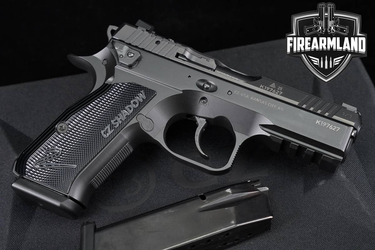 CZ Shadow 2 Carry 9mm 4" Black Target Defense Pistol +2 MAGS & ORIG CASE