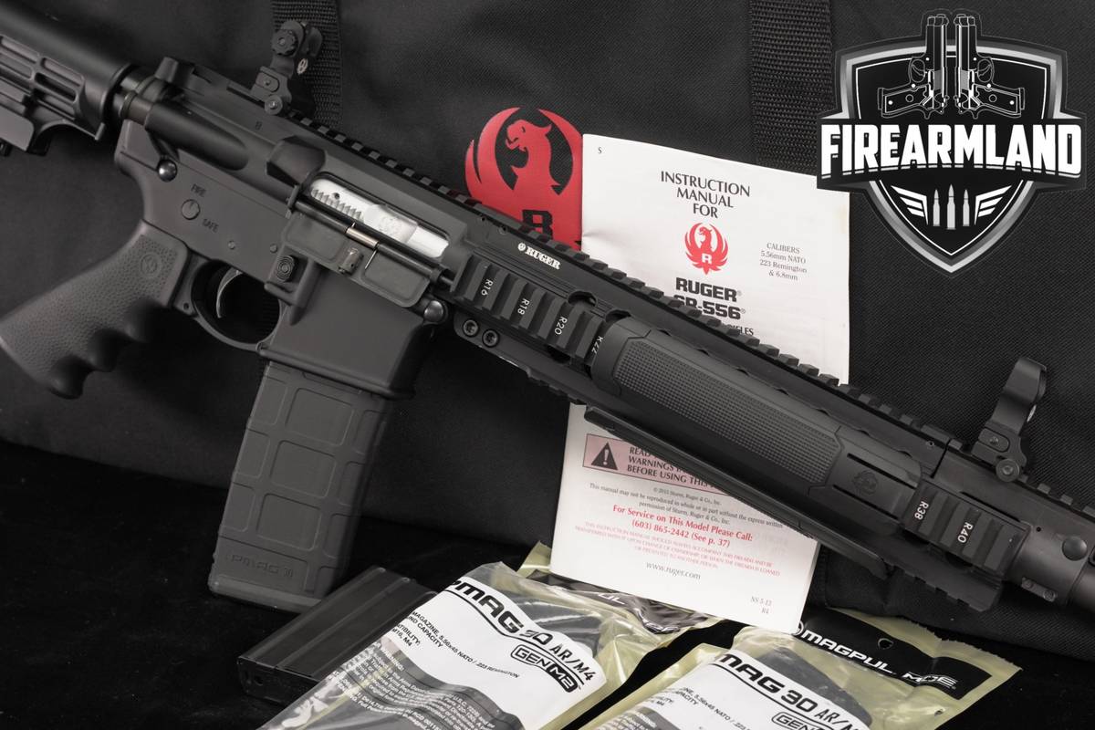 Ruger SR-556 5.56 NATO AR-15 AR15 16" SR556 +4 MAGS & ORIG BOX