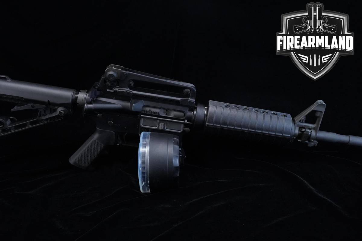 Colt M4 Carbine 5.56 NATO AR-15 AR15 AR 16" M4-Carbine AR-15-AR +100rd DRUM