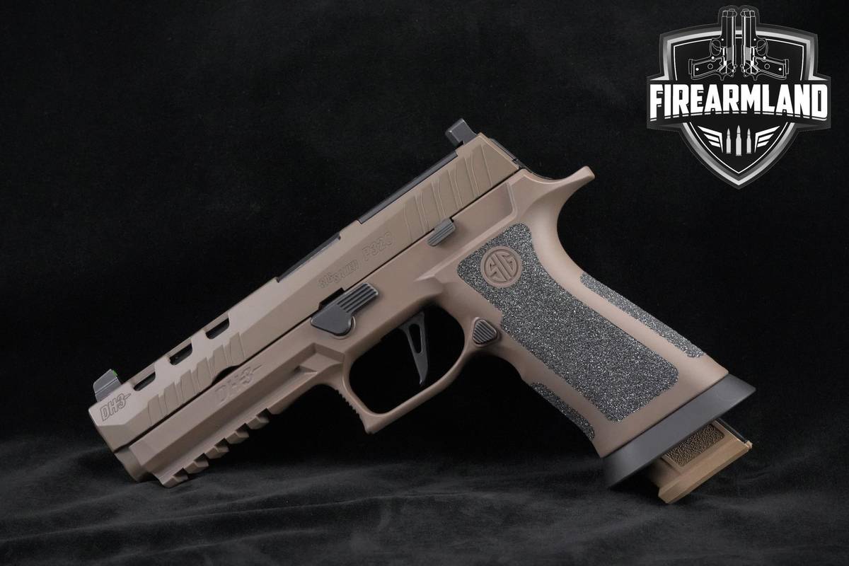 CUSTOM WORKS Sig Sauer P320 XFive DH-3 9mm Sig-Sauer P320 2 MAGS, ORIG CASE