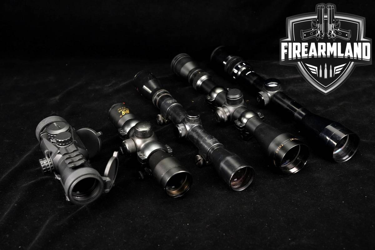 FIVE SCOPE LOT 5 Pack NcSTAR Tasco Bushnell Simmons Primary Arms Scopes