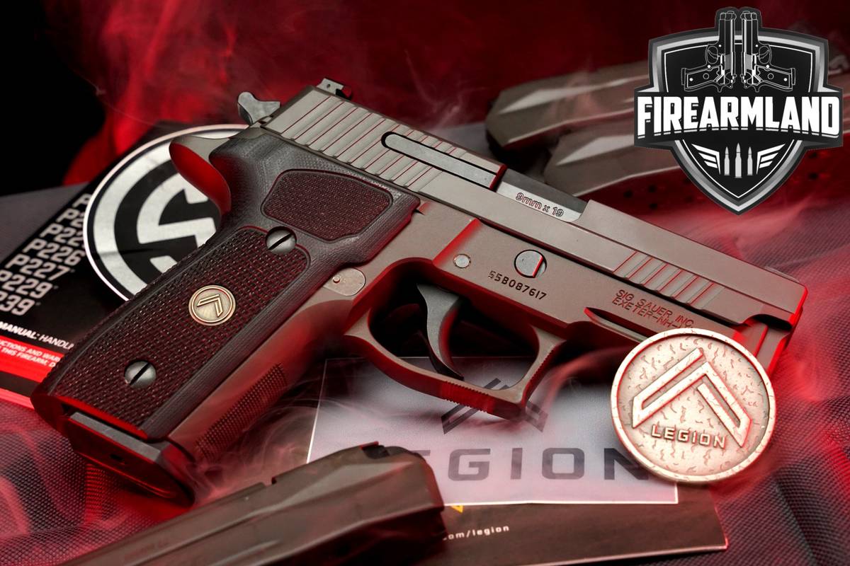 Sig Sauer P229 9mm Legion P 229 3.9" PVD +4 MAGS, OG CASE & CHALLENGE COIN