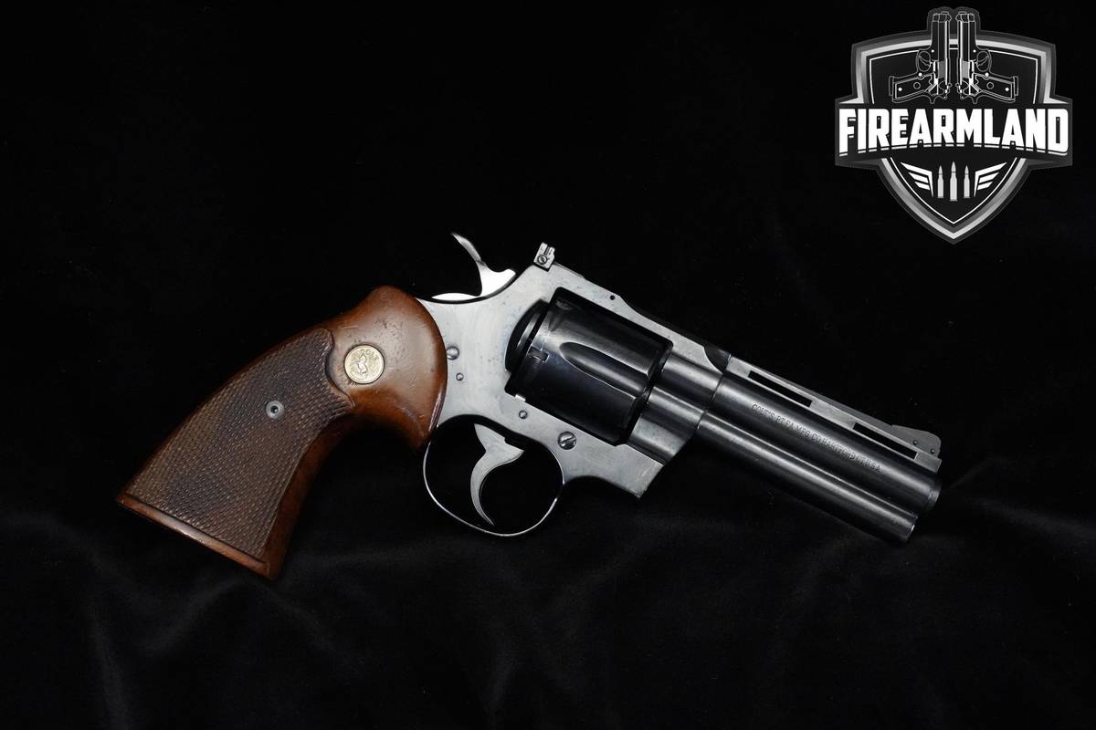 1970 Colt Python 357 Magnum 4" Royal Blue Colt VENT RIB DA/SA