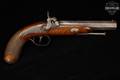 1858-1865 Belgian Leige Traveling/Holster Pistol .69 caliber Wood in Very Good Condition Image 2