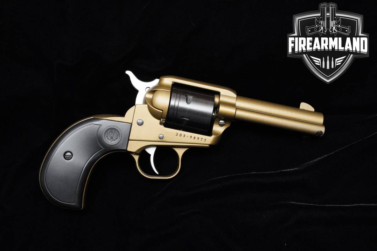 Ruger Wrangler Birdshead 22LR 3.75" Burnt Bronze Ruger +ORIG BOX