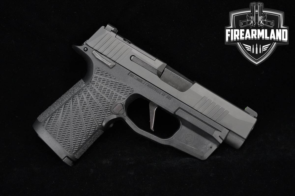 Sig Sauer P365 XL 9mm 3.7" Nitron Wilson Combat Frame +2 MAGS & LASER
