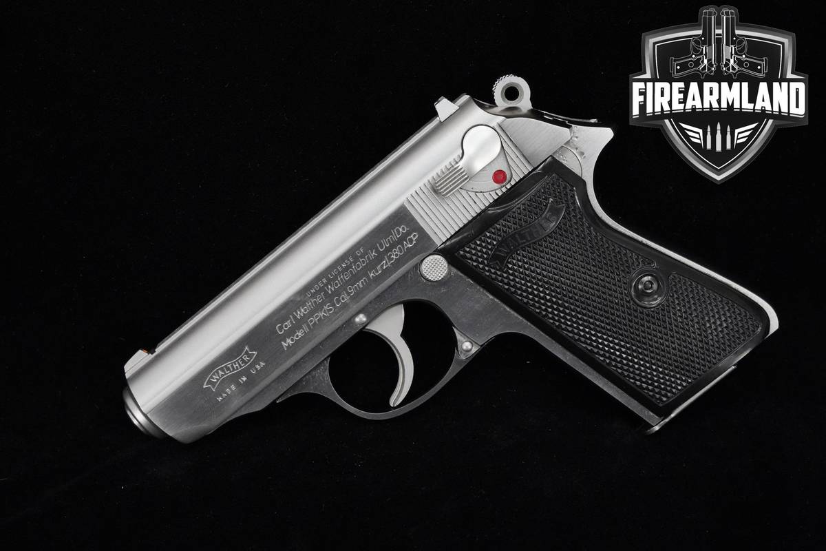 Walther PPK/S 380 ACP 3.25" Stainless Walther-PPK/S PPK-S PPKS +2 MAGS