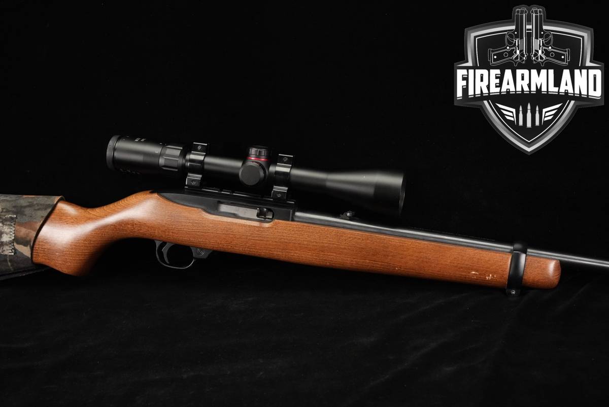 Ruger Model 10/22 Carbine 22LR Blued & Hardwood 10 22 1022 +SIMMONS SCOPE
