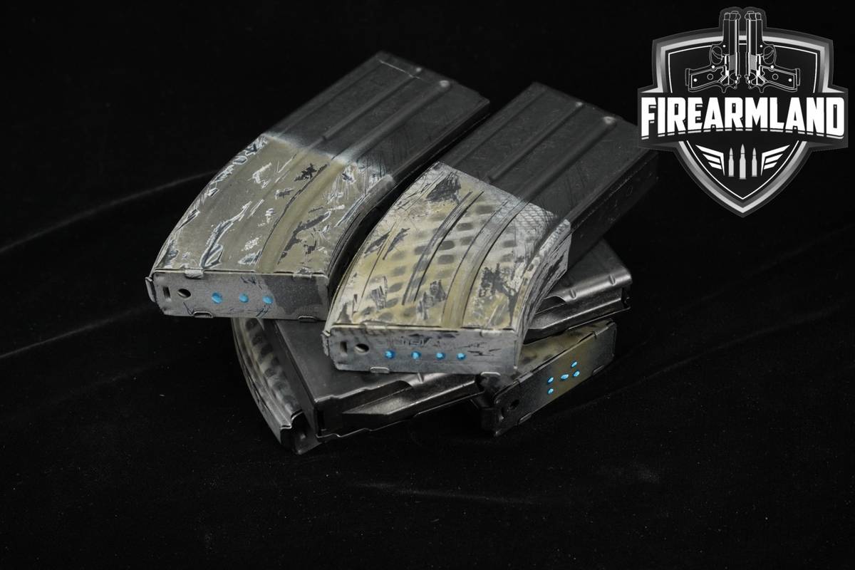 SIX (6) Duramag 7.62x39 AR15/M4 Pattern Magazines 20-Rounds Mags