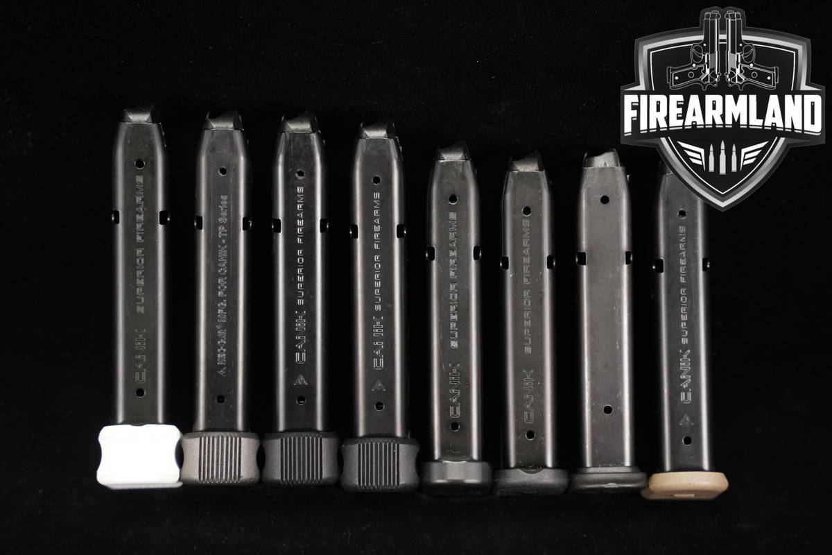 EIGHT (8) Canik TP9 SFX Magazines 9mm Luger Mags