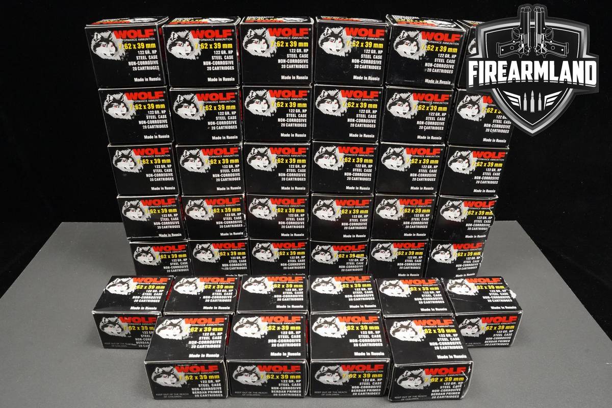 7.62x39 Ammo 762x39 Ammunition 800 ROUNDS
