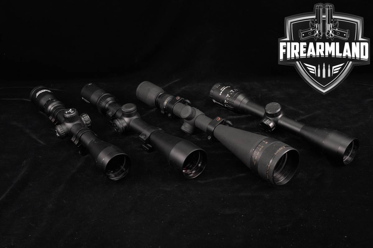FOUR SCOPE LOT 4 Pack Simmons Traditions Nikko Stirling Vortex Scopes