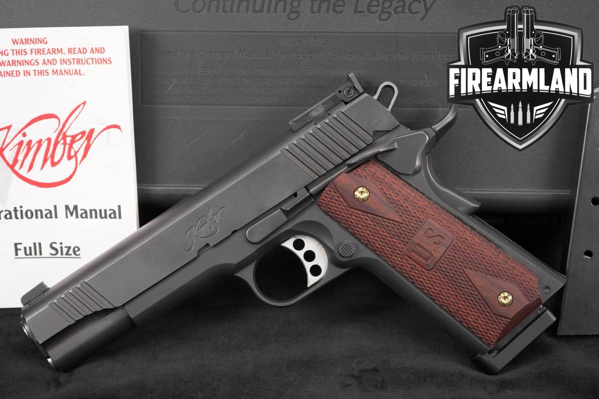 Kimber Custom Target II 45 ACP 1911 5" Blued +2 MAGS & ORIG CASE