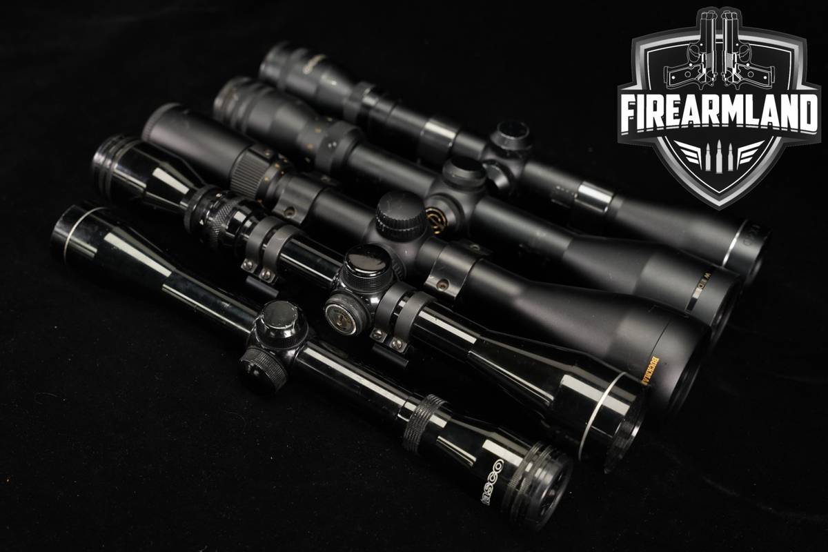 FIVE SCOPE LOT 5 Pack Tasco Nikon DWC Simmons Riflescope Scopes