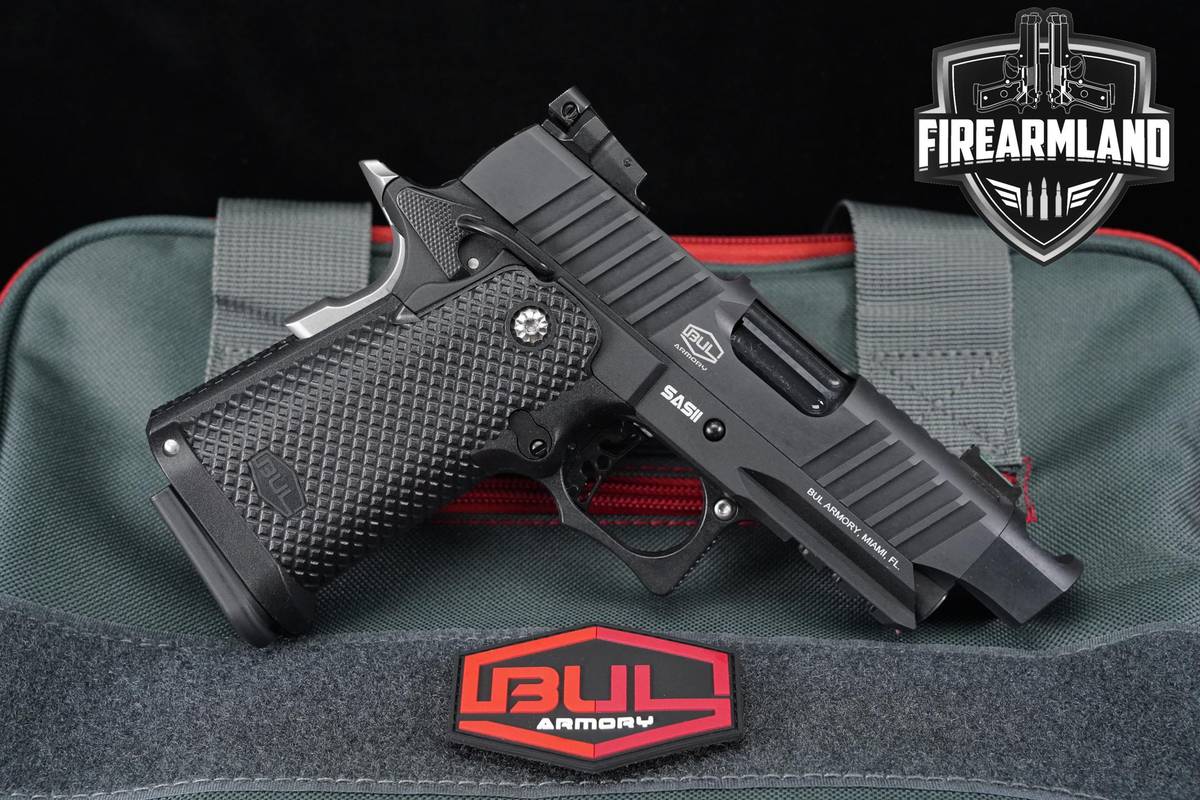 BUL Armory SAS II Ultralight 3.25" Comp Optic-Ready 9mm 1911-2011 +3 MAGS