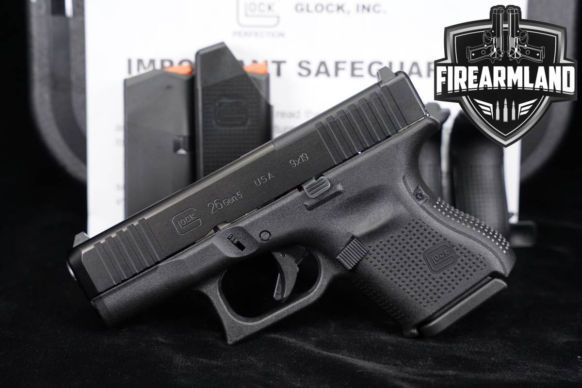 Glock 26 Gen5 MOS 9mm G26 Gen 5 +3 MAGS & ORIG CASE