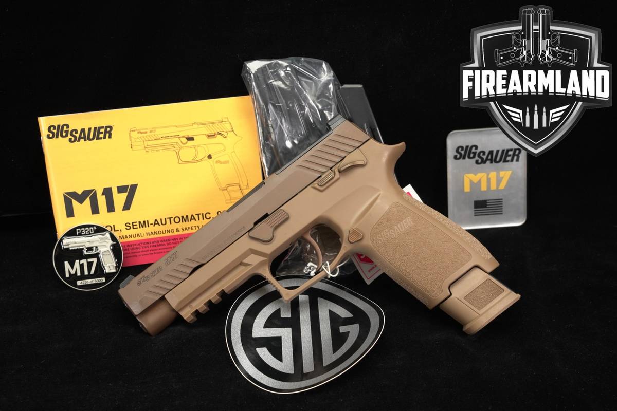 COMMEMORATIVE Sig Sauer M17 1/5000 9mm +3 MAGS, PRESENTATION CASE, COA