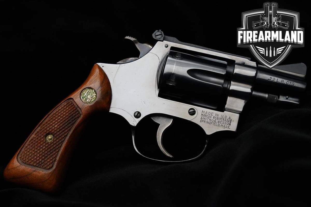 1970 Smith & Wesson (S&W) 34-1 22LR 2" Blued 34-1 S&W DA/SA