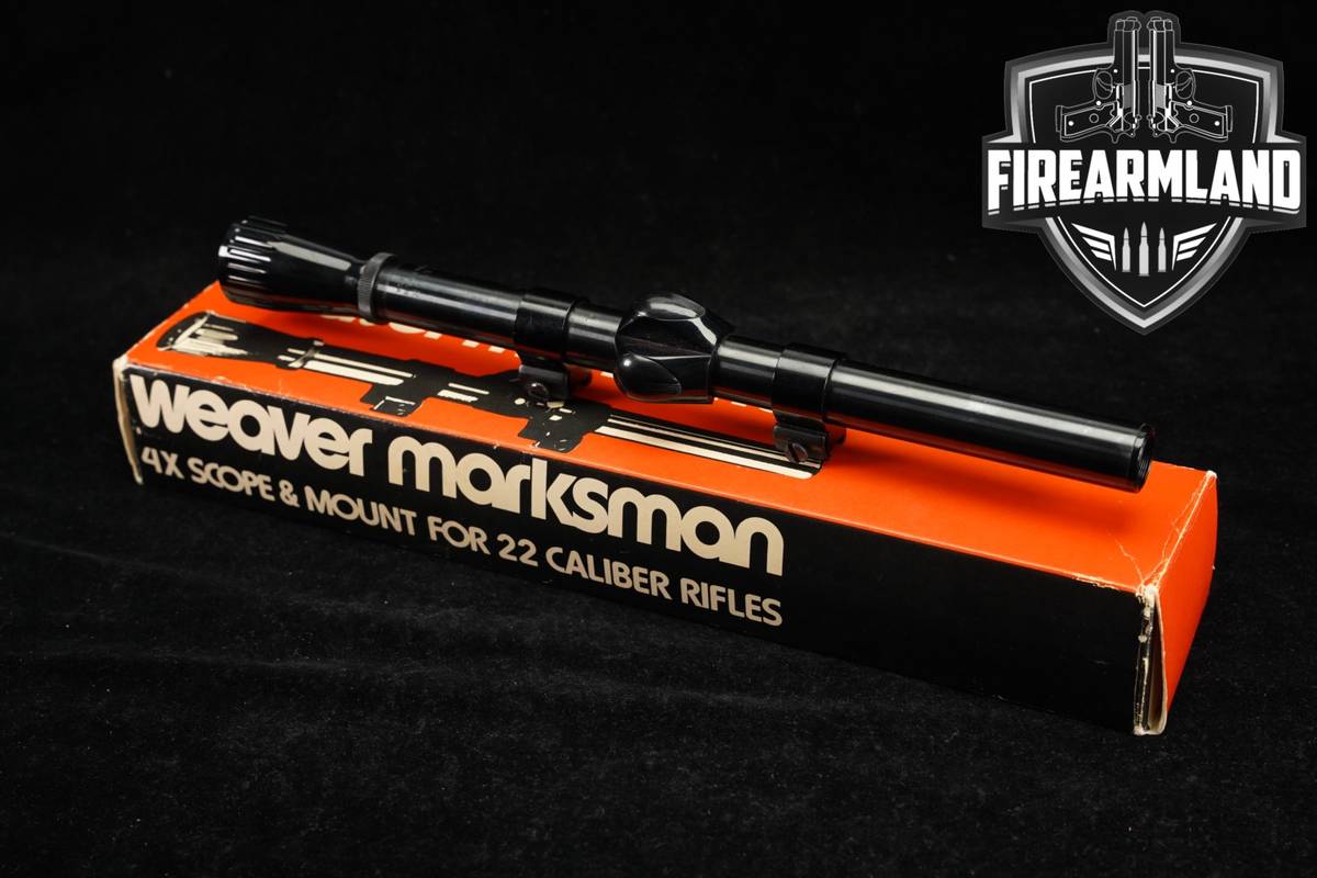 Weaver Marksman 4X Fine Crosshair Reticle SFP Scope M4 4 +ORIG BOX