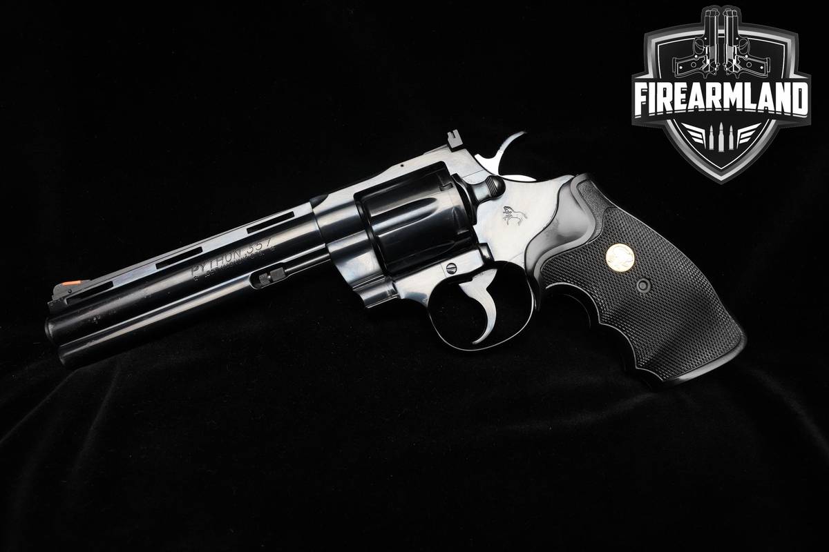 Colt Python 357 Magnum 6" Blued Colt +ORIG CASE