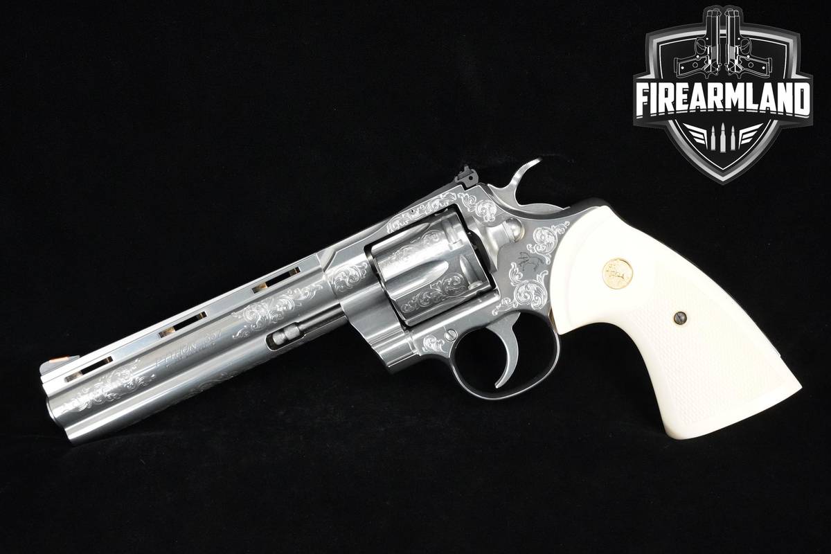 RARE! Colt CUSTOM SHOP Python Gen-2 Engraved 357- Magnum 6" Colt-Python