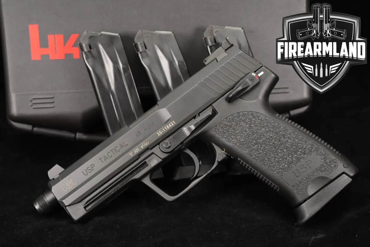 Heckler & Koch USP Tactical Variant 1 H&K 45ACP THREADED +4 MAGS, ORIG CASE
