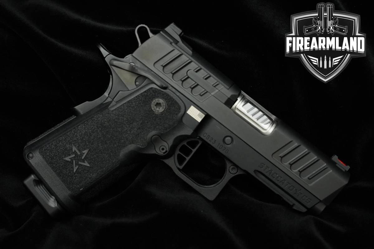 Staccato (STI) CS 2011 9mm 3.5" Black DLC CS Staccato +3 MAGS & ORIG CASE