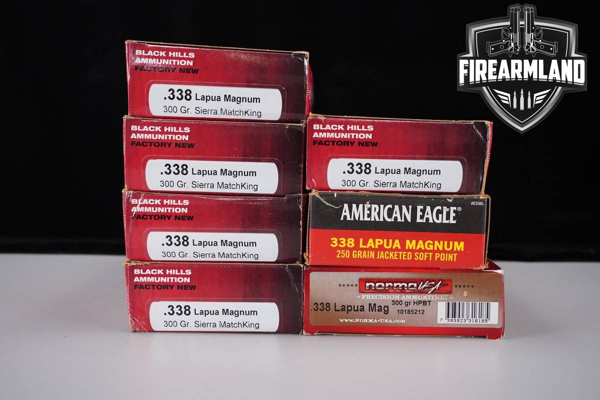 140 RDS! 338 Lapua Magnum Ammo 338LM