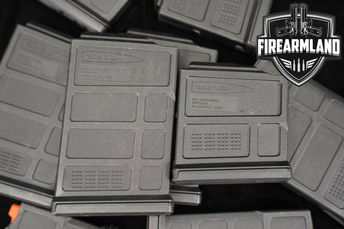 NINE (9) Magpul AICS-Pattern 10 & 5 Round Magazines 7.62mm NATO Mags